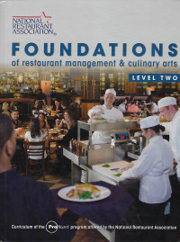 Foundations of Restaurant Management & Culinary Arts: Level 2