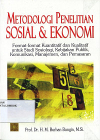 Metodologi Penelitian Sosial & Ekonomi